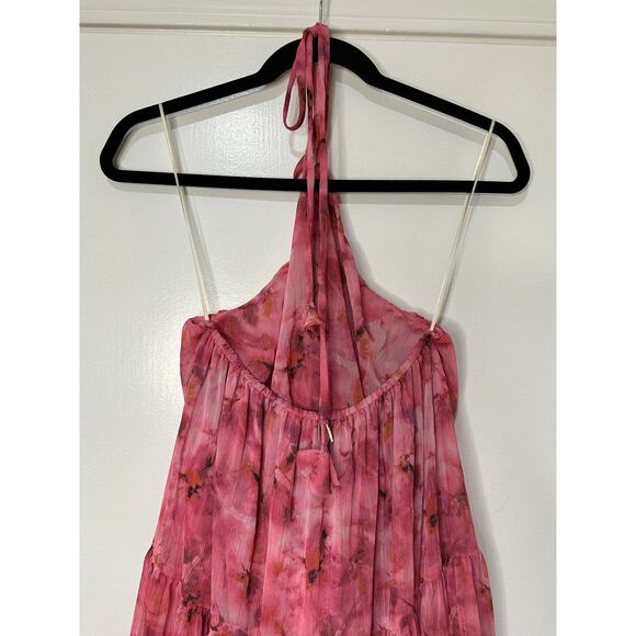 Misa Los Angeles Women's Sastra Mini Dress Abstract Fire Florals Size XS NWT - Picture 9 of 13